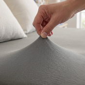4Home prześcieradło jersey DELUXE antracyt, 180 x 200 cm