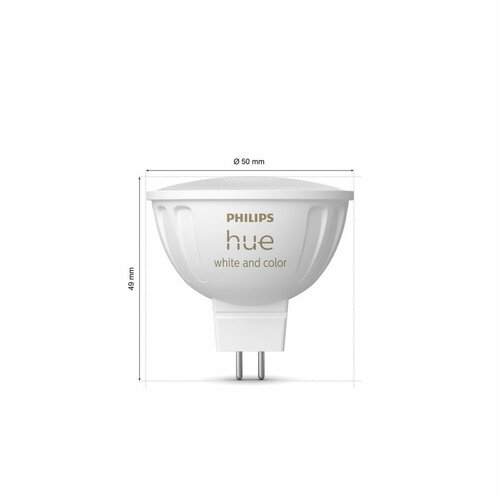 Philips Hue 8719514491649 żarówka LED WACABluetooth GU5.3 MR16, 2 szt.