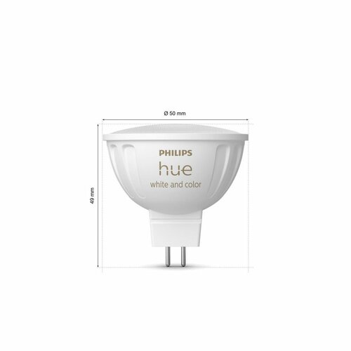 Żarówka LED Philips Hue 8719514491649 WACABluetooth GU5.3 MR16, 2 szt.