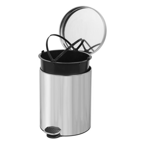 Alda Soft Close Freedom Fresh 5 l pedálosszemetes, rozsdamentes acél, fényes