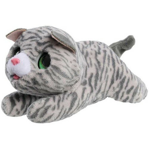 FurReal Newborns KITTY, interaktív plüss macska,fehér/szürke