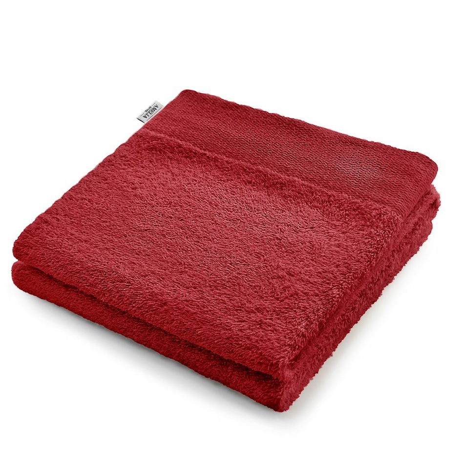AmeliaHome Ręcznik Amari czerwony, 50 x 100 cm, 50 x 100 cm