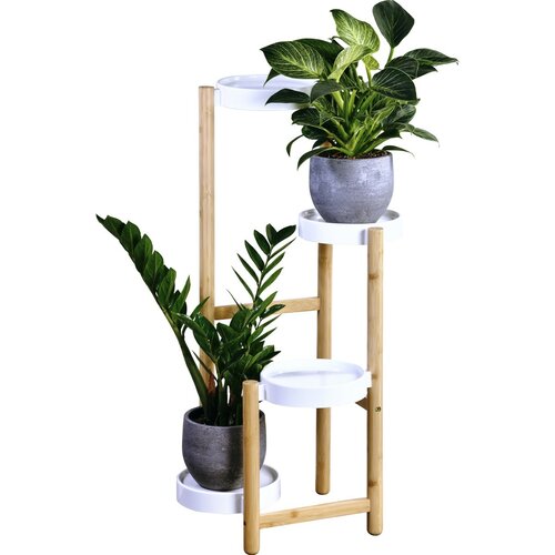 Kesper 17276 Bambusový stojan na kvety 48 x 42 x 78 cm