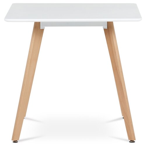Quadratischer Esstisch, 80 x 80 cm, weiß