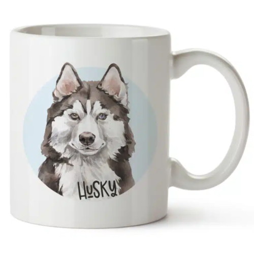 Bohemia Gifts Ceramiczny kubek - Husky, 350 ml