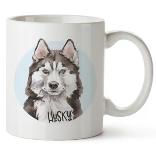 Bohemia Gifts Kubek ceramiczny - Husky, 350 ml