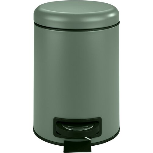 Wenko Pedálový odpadkový kôš Leman 3 l, tmavozelená