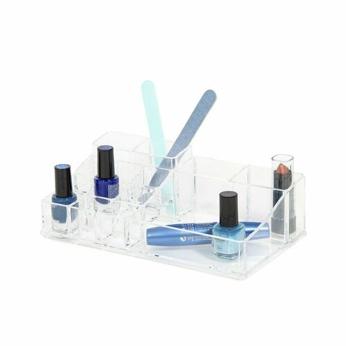 Compactor Cosmetic Organizer Clear , 14 predelkov