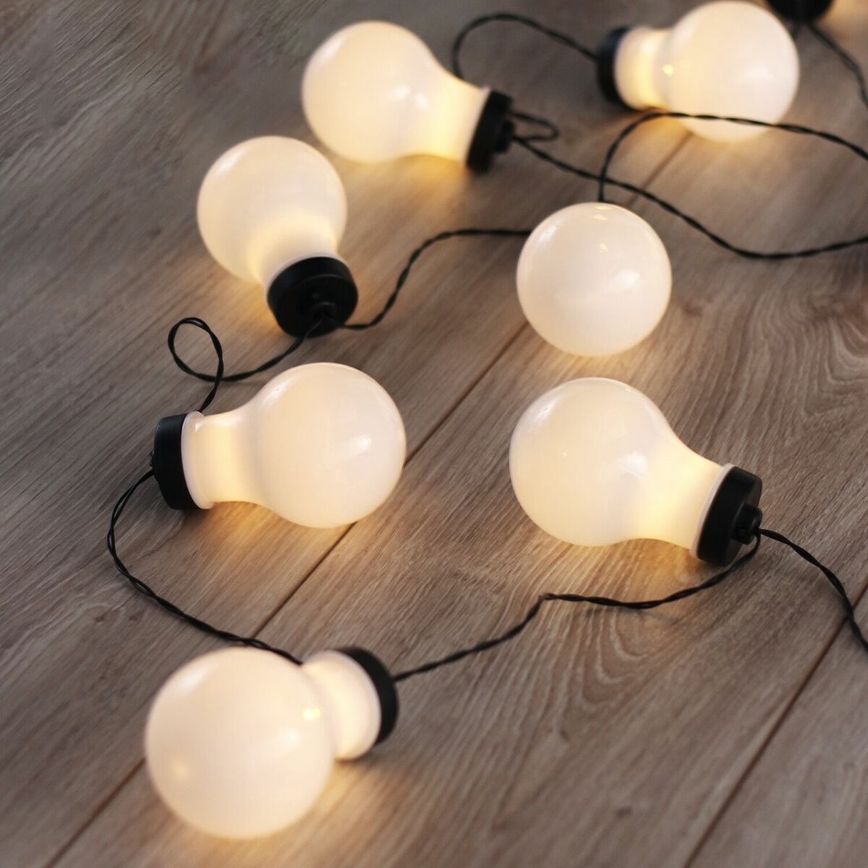 DecoKing Fényfüzér Izzók, meleg fehér, 10 LED-es