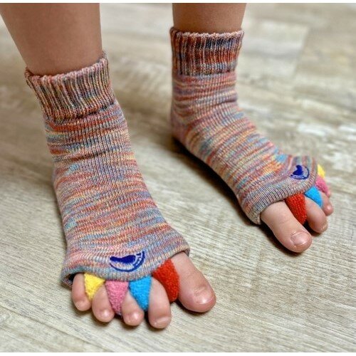 Kinder-Anpassungsssocken Multicolor, Größe 31-34