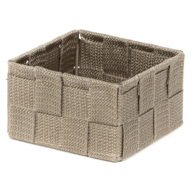 Compactor Úložný organizér do zásuvky S TEX, 12 x 12 x 7 cm, taupe