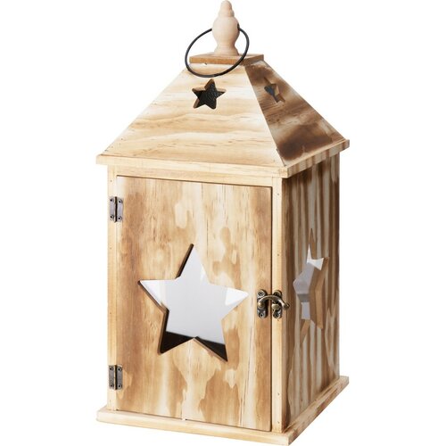 Set of wooden lanterns Star, 2 pcs