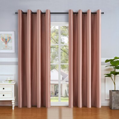 Draperie blackout 4Home Manila roz , 150 x 250 cm