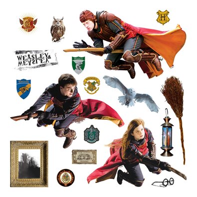 Samolepilna dekoracija Harry Potter Famfrpál, 30 x30 cm