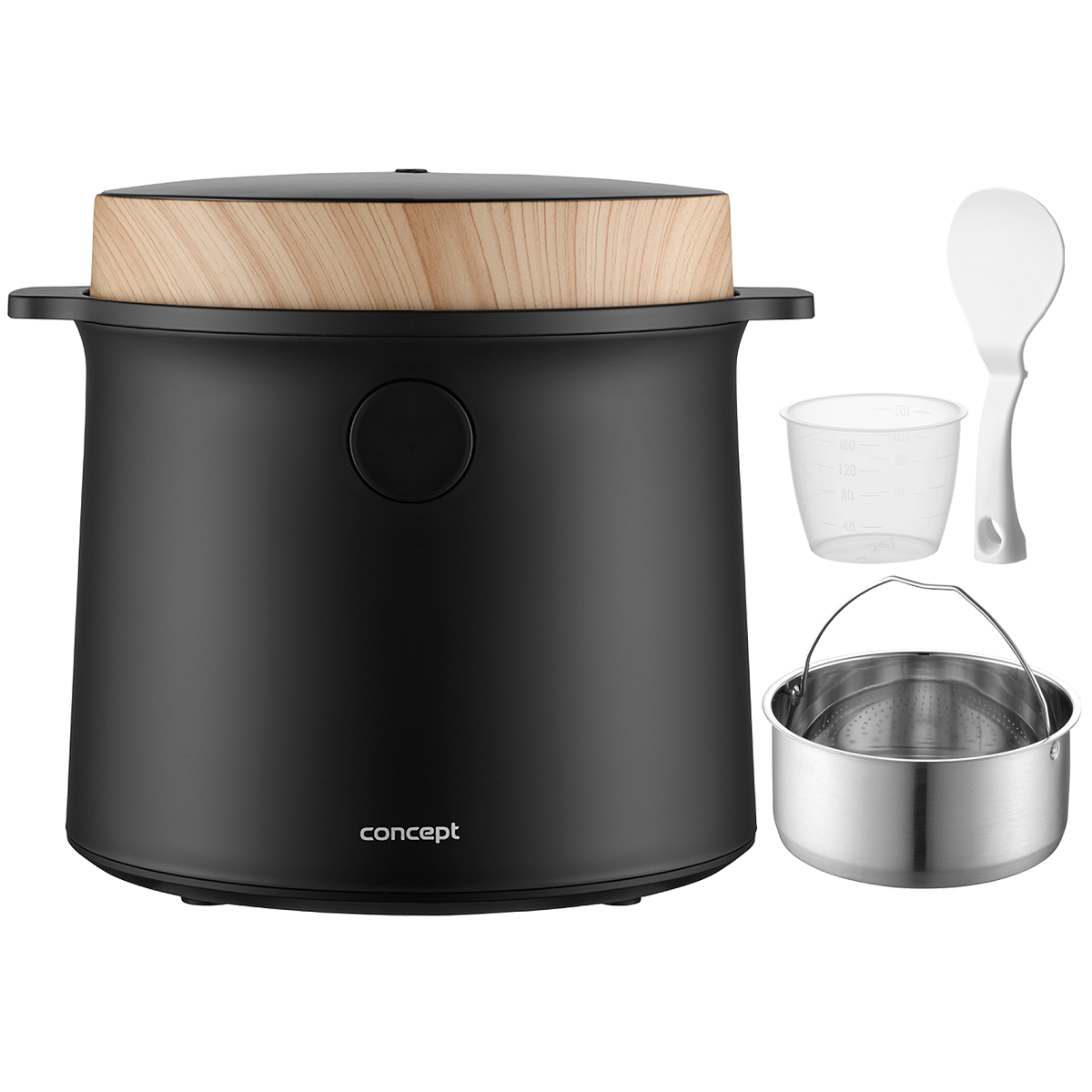 Concept RE4040 rizsfőző, fekete, fekete