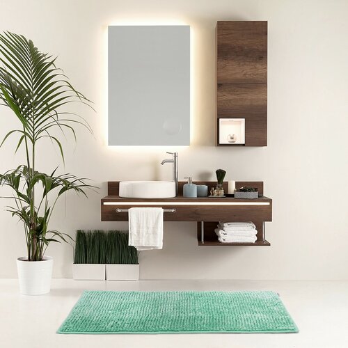 Restilo Килимок для ванної кімнати Bati бірюзовий, 60 x 90 см