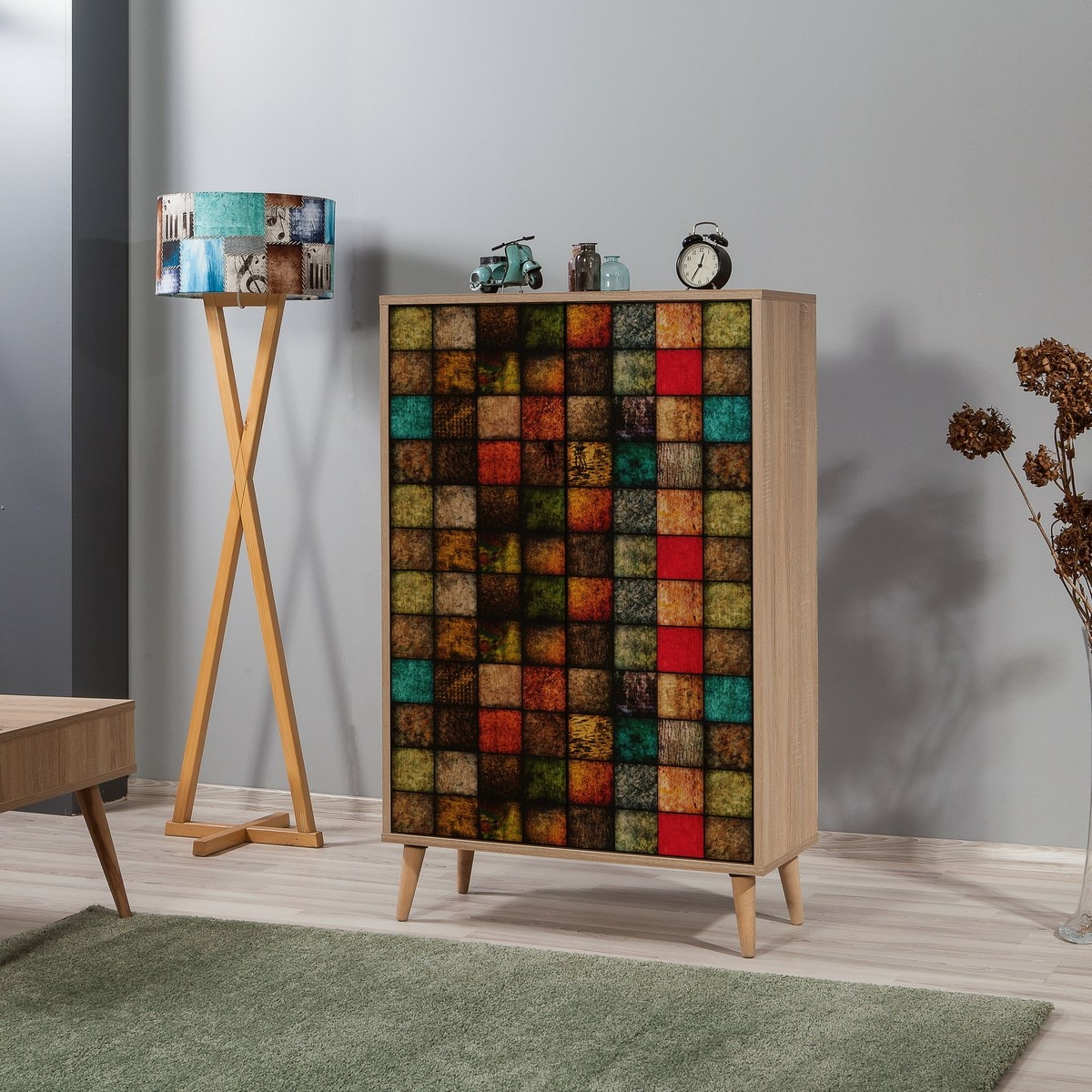 Skrinka Mega Sonoma Oak Cubes