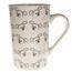 Porcelanasti hrnček Crazy dog, 370 ml