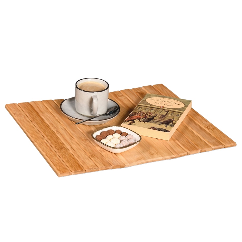 Kesper 58823 Taca na sofę bambusowa, 42 x 34 x 0,8 cm
