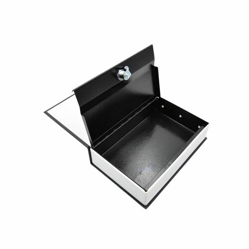 Škatla/knjiga za denar s plastičnimrazvrščevalnikom + 2 ključa, 240 x 155 x 55 mm