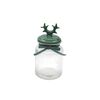 Altom Glasdose Rentier 900 ml, Grün