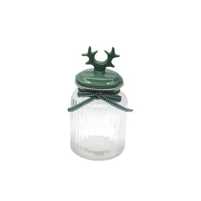 Altom Üvegdoboz Reindeer 900 ml, zöld