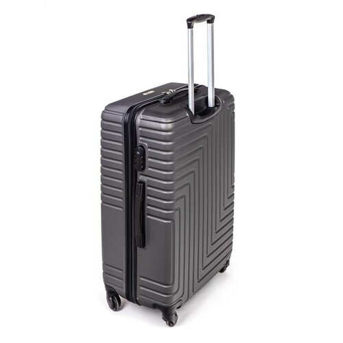 Pretty UP Cestovní skořepinový kufr ABS25 velký, 68 x 47 x 29 cm, antracit