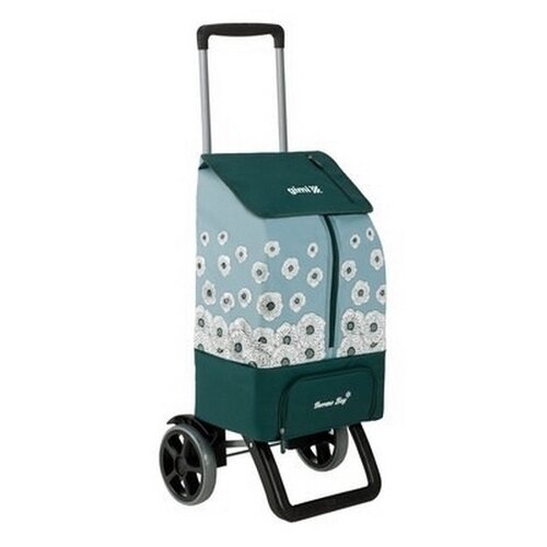 Sacoșă de cumpărături pe roți Kangoo Thermo verde