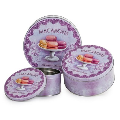 Delicious Macarons 3dielna sada dóz