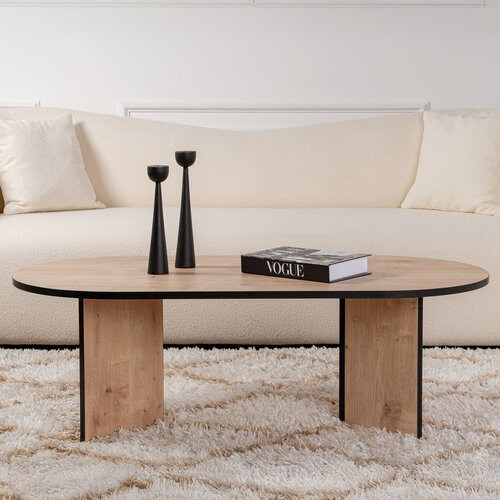 Masă de cafea Sable Sapphire Oak Black