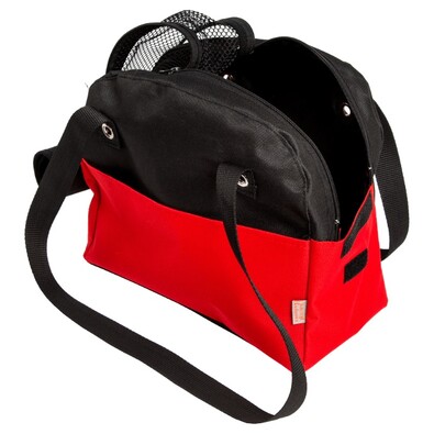 Transportná taška Boseň Lux červeno-čierna, 40 cm