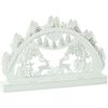 Vianočná LED dekorácia Zimný les, 29 x 4,5 x 19 cm, 6 LED, teplá biela