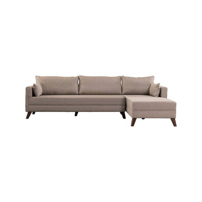Sofa narożna Bella Narożnik prawy 1 Kremowy