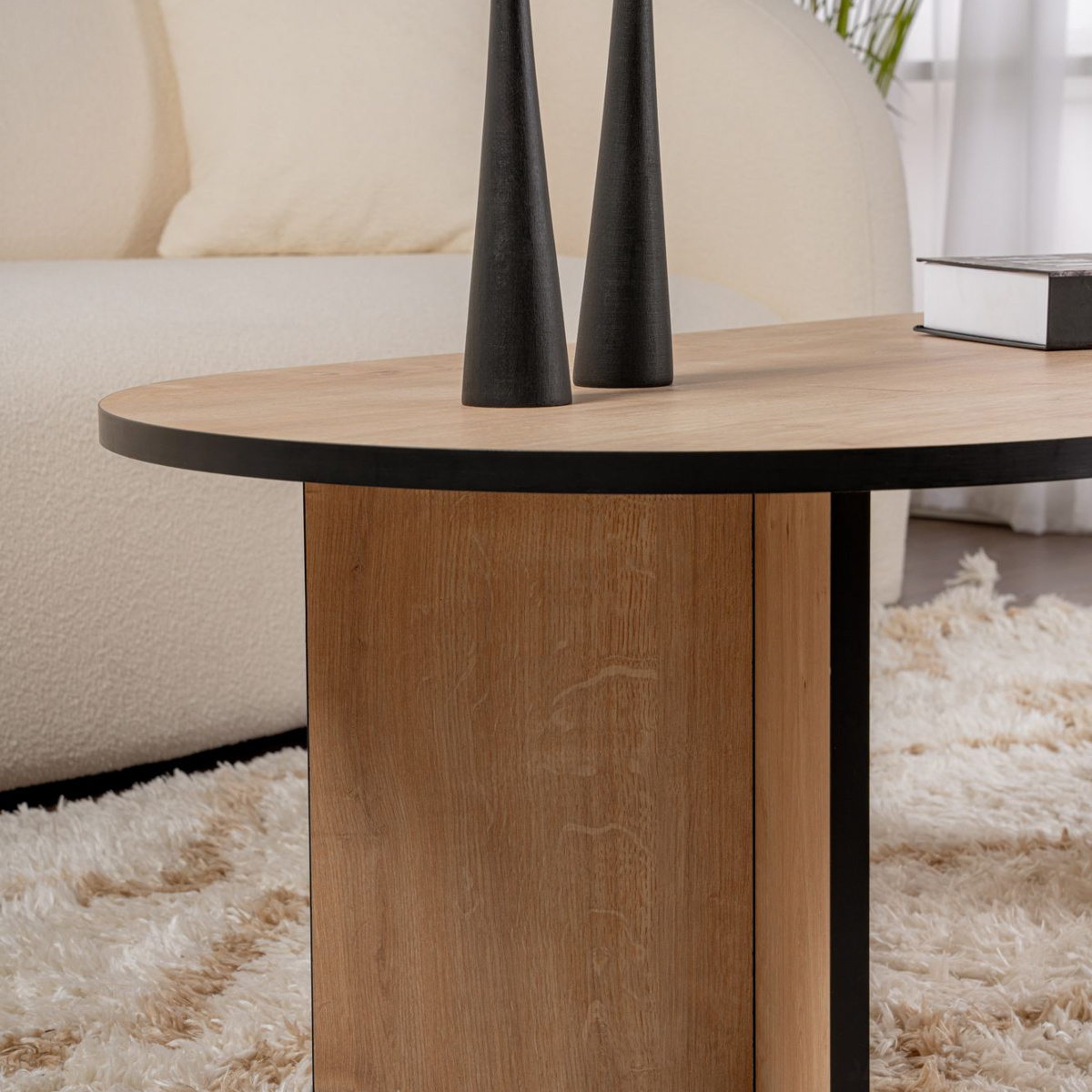 Konferenční stolek Sable Sapphire Oak Black - thumb (4)