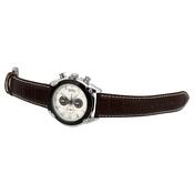 Cattara Hodinky Chrono White Compass, hnedá