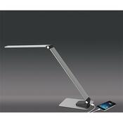 Solight WO51-S LED stolná stmievateľná lampička, strieborná