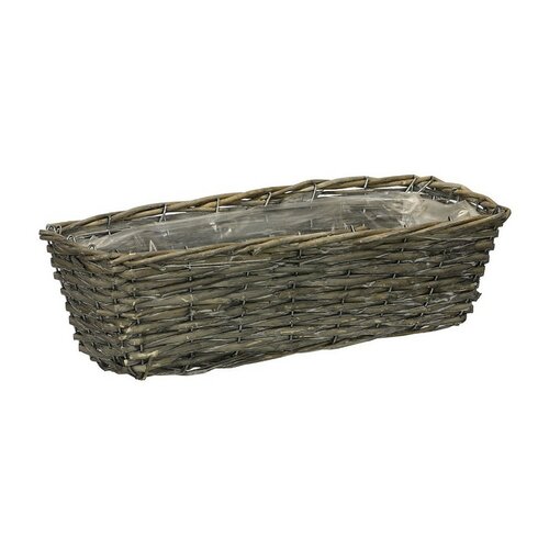 Coșuleț pentru flori din răchită Flora, 42 x 12 x 15 cm