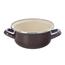 Orion Emaliowany rondel z rantem Brown, 1 l