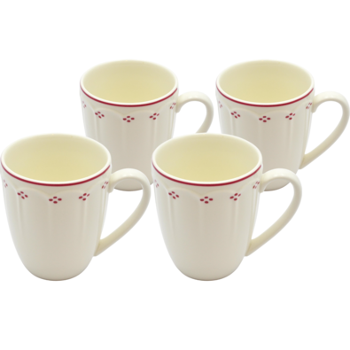 Mäser Komplet skodelic za kavo Lova Red 390 ml, 4kos