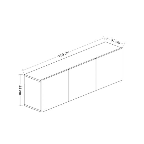 TV-Lowboard White