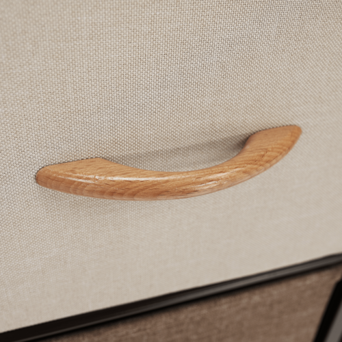 HAZEL TYP 4 szekrény szövet fiókokkal, barna