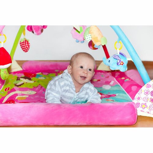 Pătură mare de lux cu melodii PlayTo Animale, 128x 118 cm