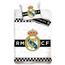 Real Madrid Thin Chessboard pamut ágynemű, 140 x 200 cm, 70 x 90 cm
