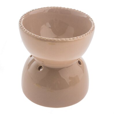 Ceramiczna lampa aromatyczna Formia brązowy, 10,8 x 11,5 x 9 cm x 10,8 cm
