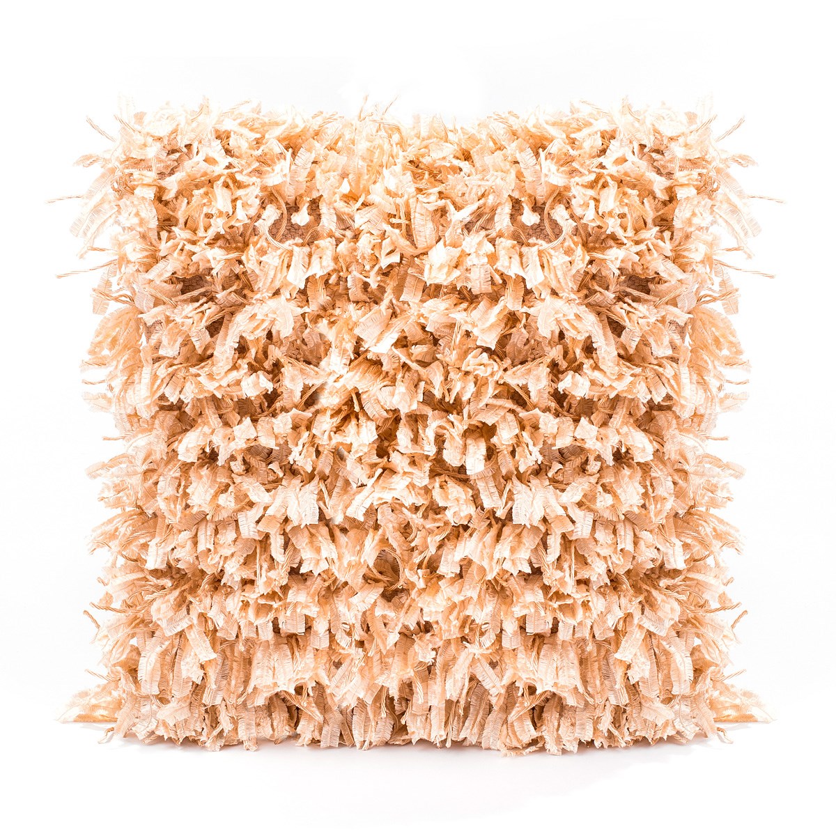 BO-MA Trading Obliečka na vankúšik Shaggy běžová, 45 x 45 cm