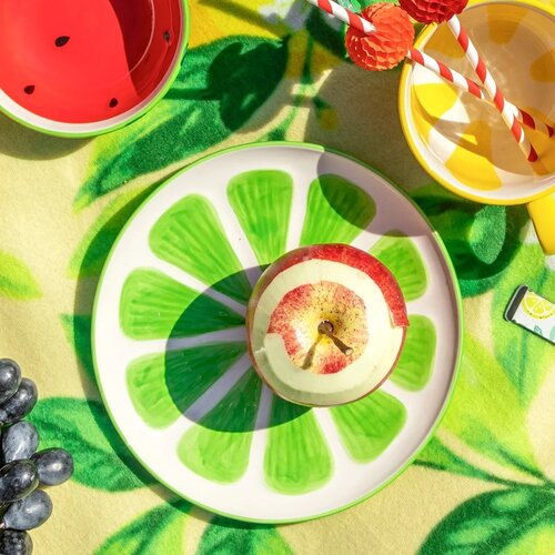 Altom Set keramičnih krožnikov Tropicana limetka20 cm, 2 kos