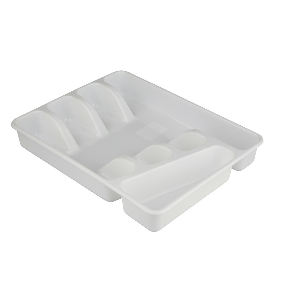 Altom Plastový príborník 34 x 26 x 4,5 cm, biela