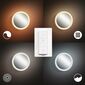 Philips Hue 34186/31/P6 nástěnné LED zrcadlo Adore 40 W, bílá