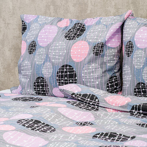 Lenjerie de pat bumbac creponat 4Home Pink illusion, 140 x 200 cm, 70 x 90 cm