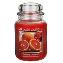 Village Candle Vonná svíčka Brusinka a grapefruit  - Cranberry Grapefruit, 645 g